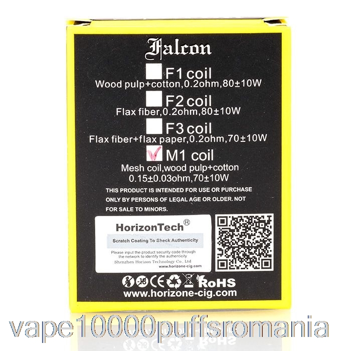 Vape Romania Horizon Falcon Bobine De Schimb 0.15ohm M1 Bobine Mesh